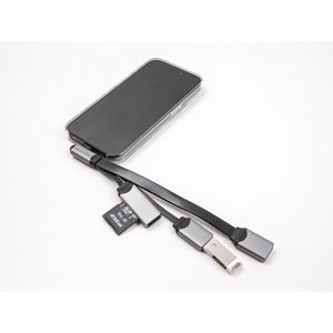 Hub 2 x USB + lecteur SD/MicroSD - USB-C