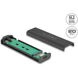 Boîtier USB-C 20Gbps M.2 NVMe SSD - sans outil