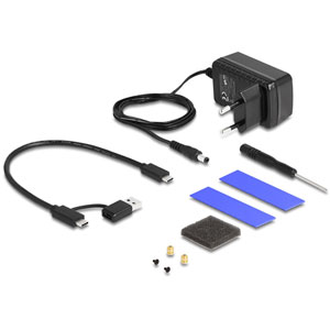 Boîtier USB-C fonction clonage SSD M.2 / SATA 2.5p