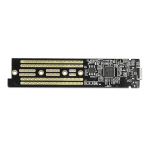 Boîtier USB-C transparent SSD M.2 NVMe