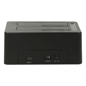 Station USB-C pour 2x SATA HDD / SSD avec Clone