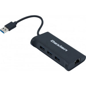 photo Adapt USB3.0 vers Gigabit Ethernet + Hub USB 3p
