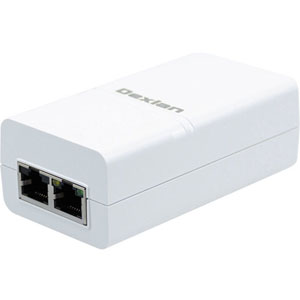 Injecteur PoE Gigabit Ethernet 802.3af 15,4W