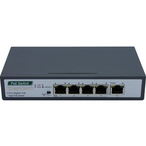 Switch 5 Ports Gigabit 2 PoE++ 90W et 2 PoE+ 30W