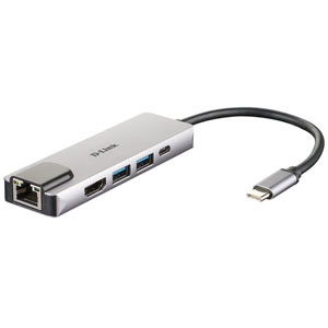 photo Station USB-C 5-en-1 vers HDMI/USB/USB-C/RJ45