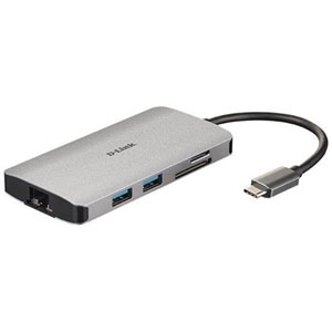 photo 8-en-1 USB-C vers HDMI/RJ45/USB/USB-C/microSD/SD