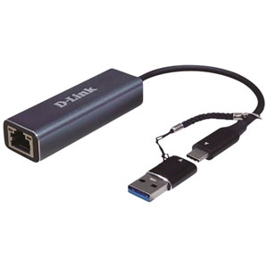 photo Adaptateur USB-C/USB vers Ethernet 2,5G