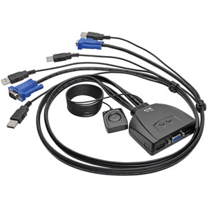 photo Tripp Lite KVM 2-Port USB/VGA