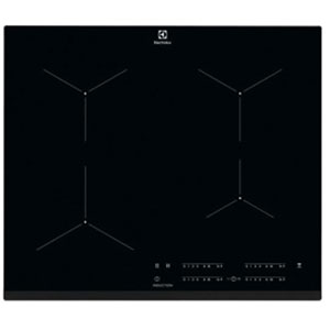 photo table de cuisson induction 59cm 3 Feux 7350w, noir