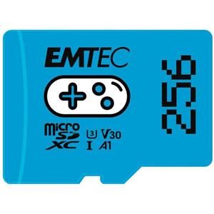 microSD UHS-I U3 V30 A1/A2 Gaming - 256Go