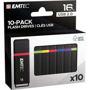 photo K100 USB2.0 Mini Box - 16 Go / Multi-pack de 10