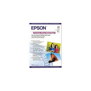 EPSON 20 x Papier semi-brillant A3 - C13S041334 moins cher