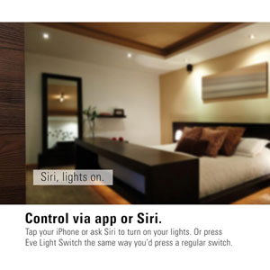 Eve Light Switch - Interrupteur mural intelligent