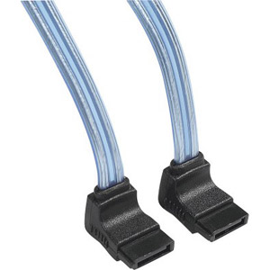 photo Câble Serial ATA 0,5m avec connecteurs coudés