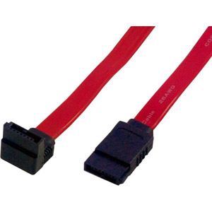 photo Câble Serial ATA 0,5m avec 1 connecteur coudé bas