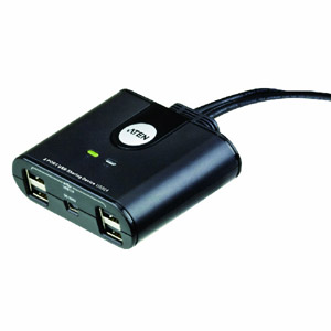 photo Hub 4 ports USB 2.0 commutable vers 2 PC/MAC