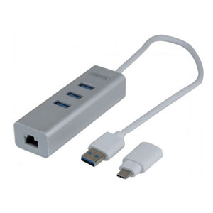 photo USB3.0 Gigabit - Hub / Convertisseur USB TypeC