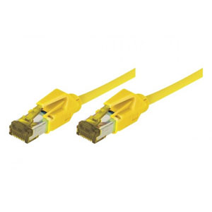 photo RJ45(CAT6A) sur CAT7 S/FTP LSOH SNG 3m / Jaune