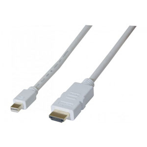 photo Cordon mini DisplayPort 1.2 vers HDMI 1.4 - 2m