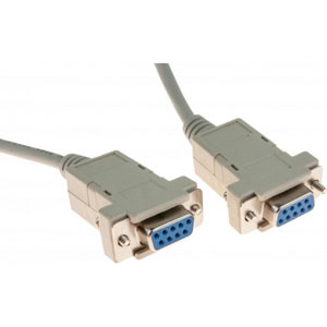 photo Cable null modem DB9 F/F - 5m