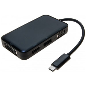 photo Convertisseur USB Type-C vers VGA/DVI/HDMI/DP