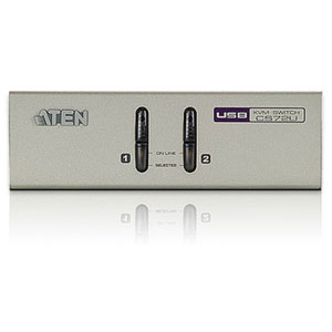 KVM VGA/audio USB 2 ports + cables