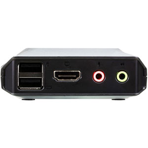 KVM à câble HDMI 4K USB 2 ports + sélecteur port