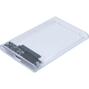 Boîtier USB 3.0 transparent HDD ou SSD 2.5  SATA