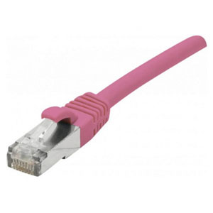 photo Cordon RJ45 Cat 6 F/UTP LSOH SNG rose - 1,5 m