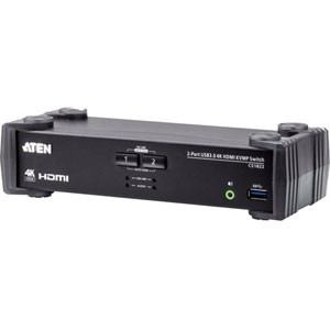 KVMP HDMI 4K 2 ports USB3.0 mode mélangeur audio