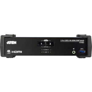 KVMP HDMI 4K 2 ports USB3.0 mode mélangeur audio