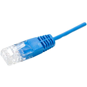 photo Cordon RJ45 / RJ45 UTP 1 paire 4/5 bleu - 0,50m