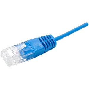 photo Cordon RJ45 / RJ45 UTP 1 paire 4/5 bleu - 2 m