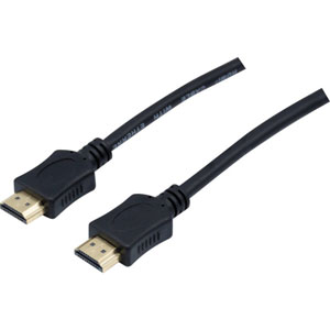 photo Cordon HDMI HighSpeed Ethernet Or - Noir / 3m