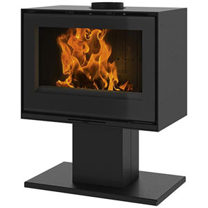 photo Godin - Poêle à bois étanche - 10W - Noir