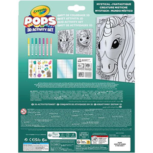 Crayola Kit Coloriage 3D Licorne - Pops 3D