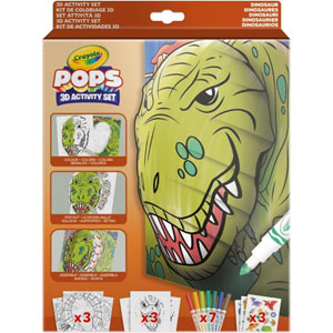 Crayola Pops 3D - Kid de coloriage 3D dinosaure