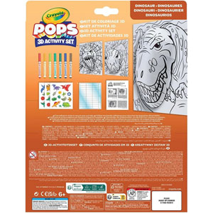 Crayola Pops 3D - Kid de coloriage 3D dinosaure