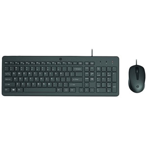 photo HP 150 - Ensemble clavier et souris / Noir