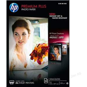 photo Papier photo A4 semi-brillant Premium Plus - 20f