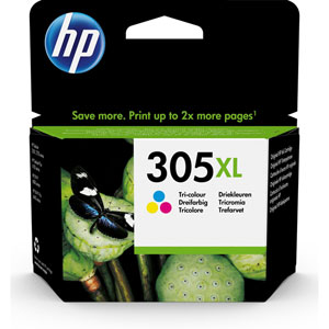 photo HP 305XL HIGH YIELD TRI-COLOR