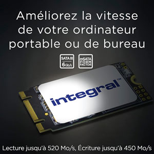 M.2 2242 SATA III SSD - 256Go