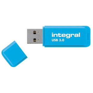 photo Neon USB 2.0 - 64Go / Bleu
