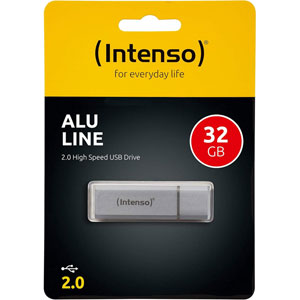 Alu Line USB 2.0 - 32 Go / Gris