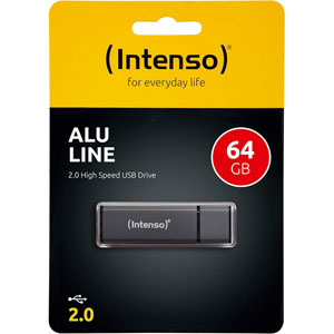 Alu Line USB 2.0 - 64 Go / Anthracite