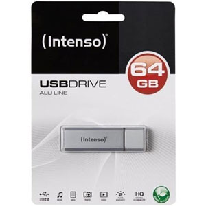 Alu Line USB 2.0 - 64 Go / Argent
