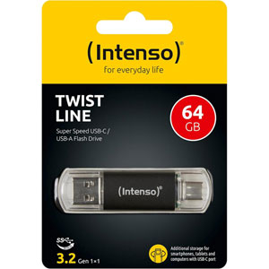 Twist Line  USB-A / USB/C - 64Go