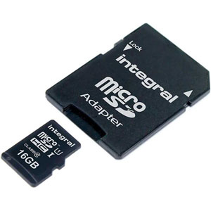 UltimaPro microSDHC UHS-1, U1 - 16Go + Adapt. SD