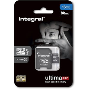 UltimaPro microSDHC UHS-1, U1 - 16Go + Adapt. SD