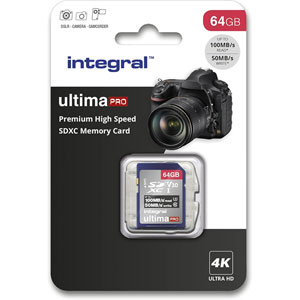 UltimaPro Premium SDXC V30 UHS-I, U3 - 64Go